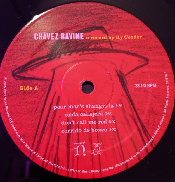 Ry Cooder : Chávez Ravine (2xLP, RE, RM, 140)
