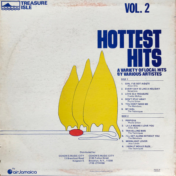 Various : Hottest Hits Vol. 2 (LP, Comp)