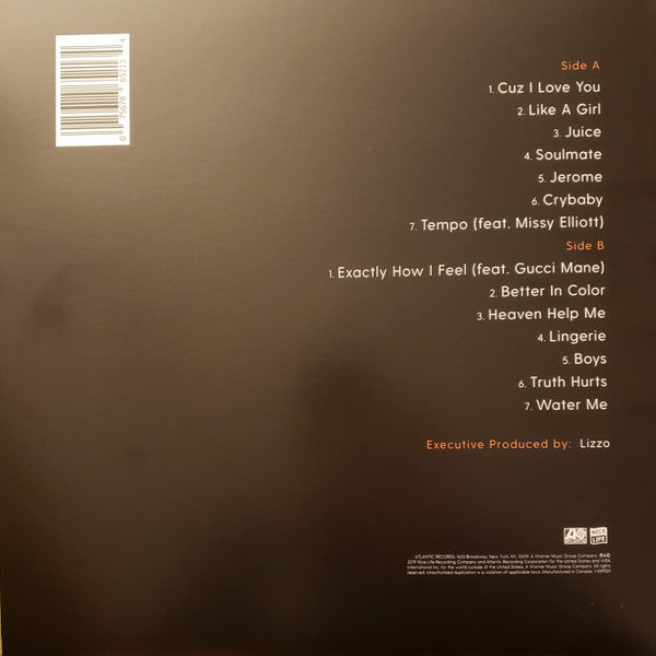 Lizzo : Cuz I Love You (LP, Album, Ltd, Cle)