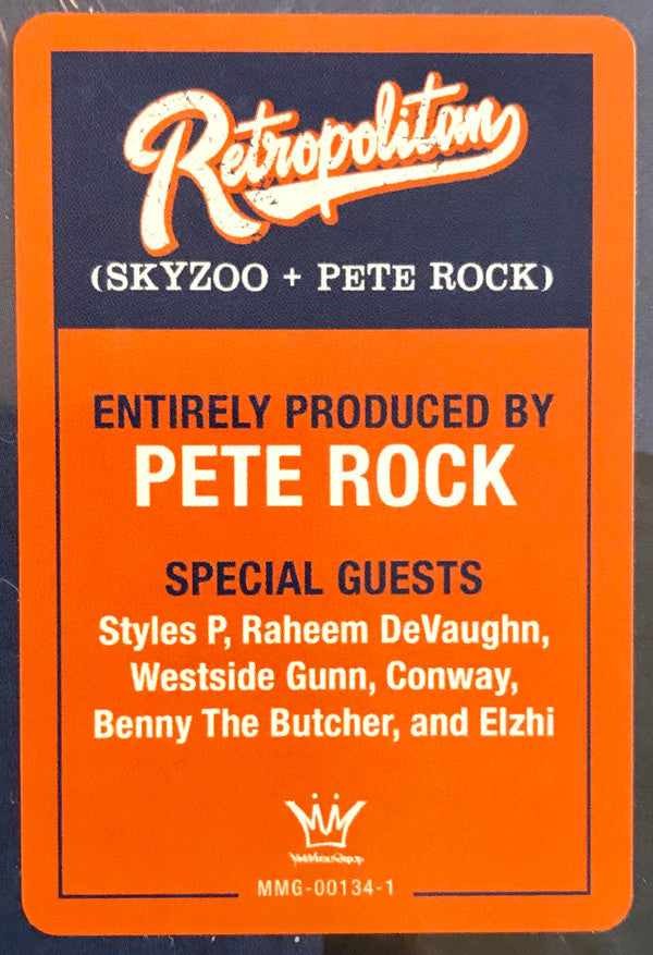 Skyzoo + Pete Rock : Retropolitan (LP, Album, Ltd, Ora)