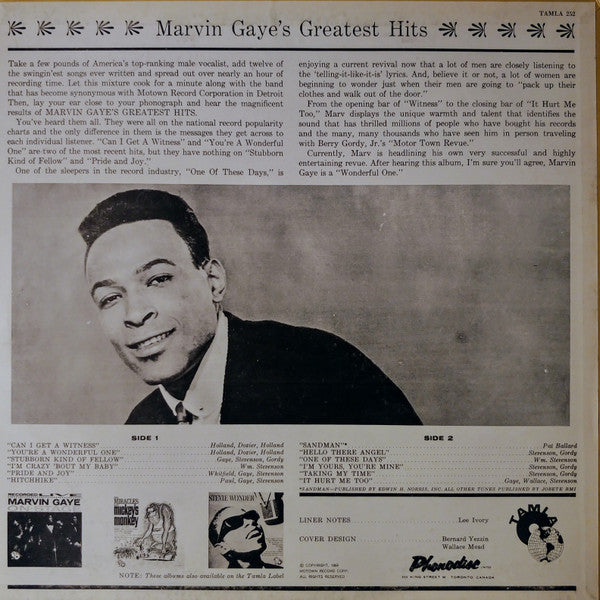 Marvin Gaye : Greatest Hits (LP, Comp, Mono)