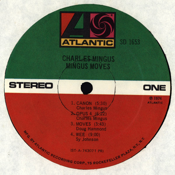 Charles Mingus : Mingus Moves (LP, Album, Pre)