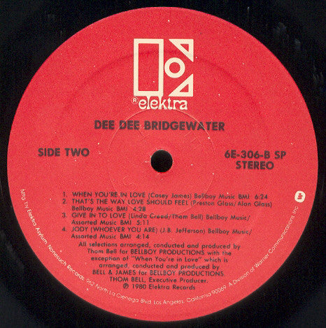Dee Dee Bridgewater : Dee Dee Bridgewater (LP, Album)