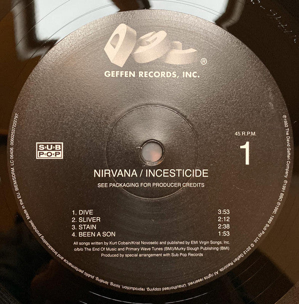 Nirvana : Incesticide (2xLP, Comp, RE, RM, 25t)