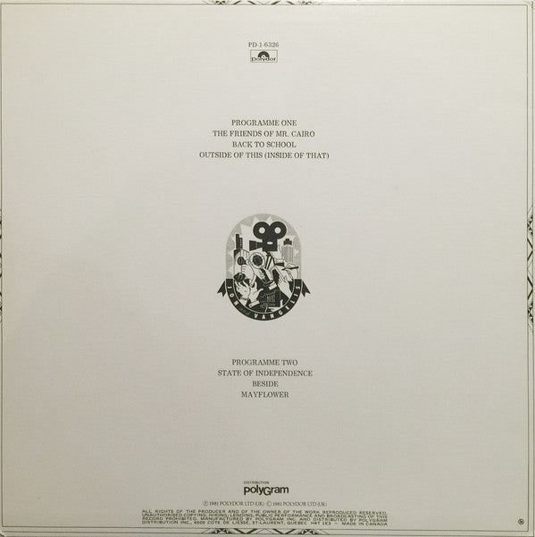 Jon & Vangelis : The Friends Of Mr Cairo (LP, Album)