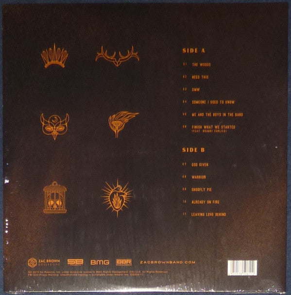Zac Brown Band : The Owl (LP, Album, Yel)