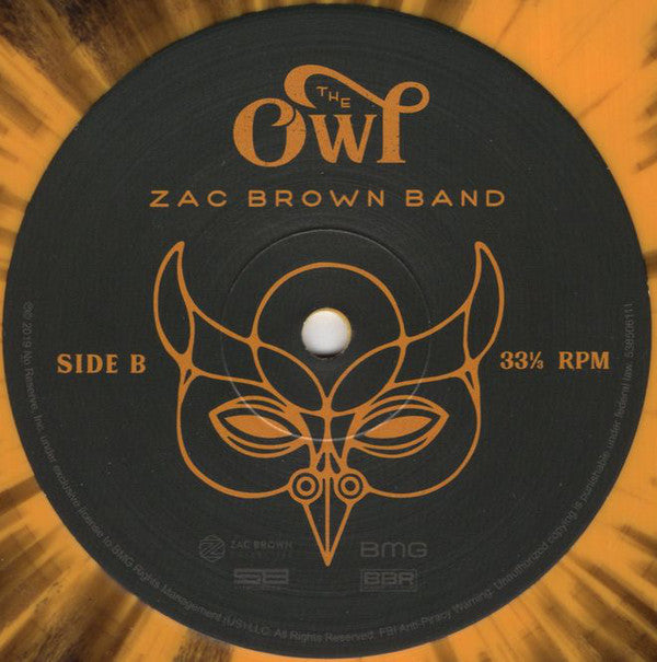 Zac Brown Band : The Owl (LP, Album, Yel)
