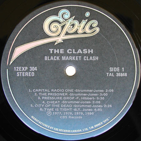 The Clash : Black Market Clash (LP, Comp)