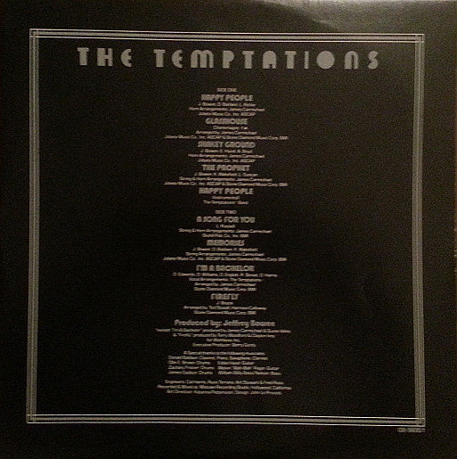 The Temptations : A Song For You (LP, Album, Fli)
