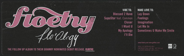 Floetry : Flo'Ology (2xLP, Album, Promo)