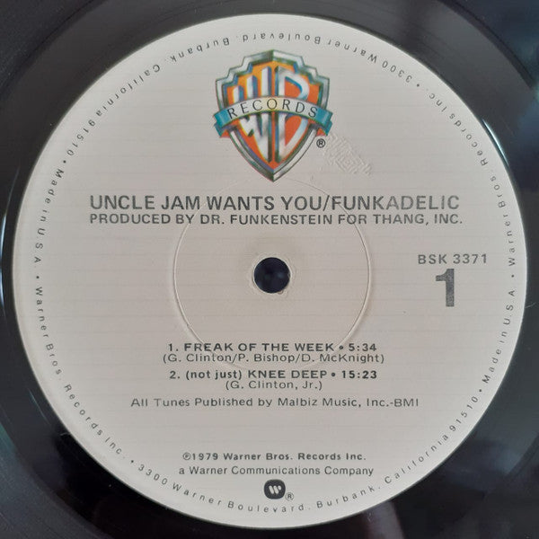 Funkadelic : Uncle Jam Wants You (LP, Album, Jac)