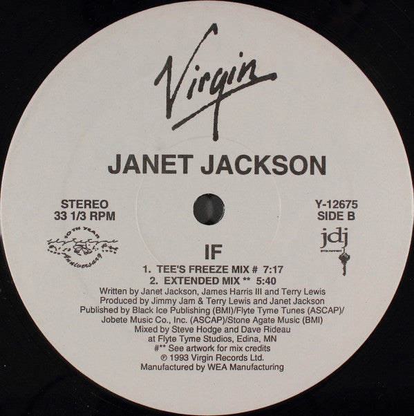 Janet Jackson : If (12")
