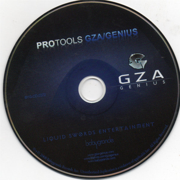 GZA / The Genius : Pro Tools (CD, Album)