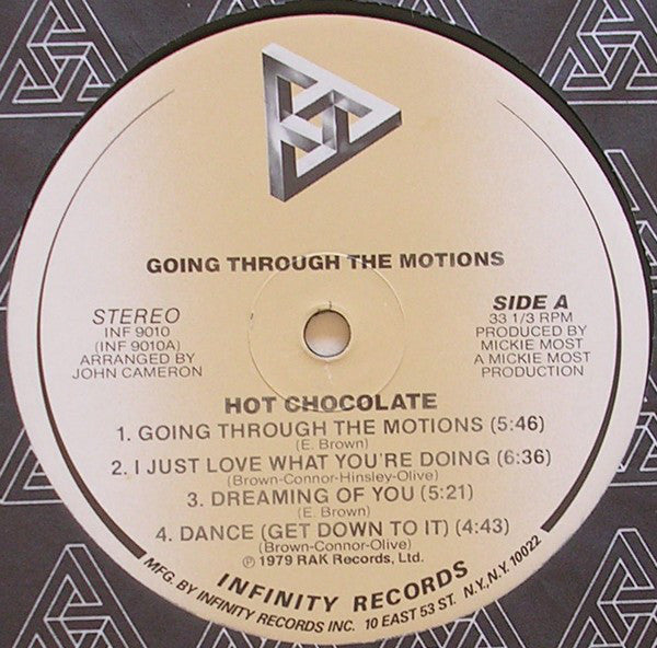 Hot Chocolate : Going Through The Motions (LP, Album)