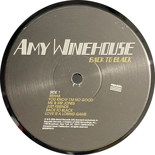 Amy Winehouse : Back To Black (LP, Album, RE)