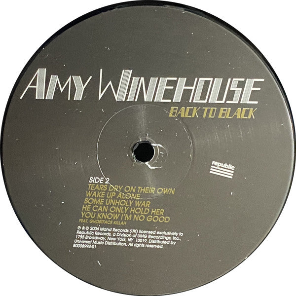 Amy Winehouse : Back To Black (LP, Album, RE)
