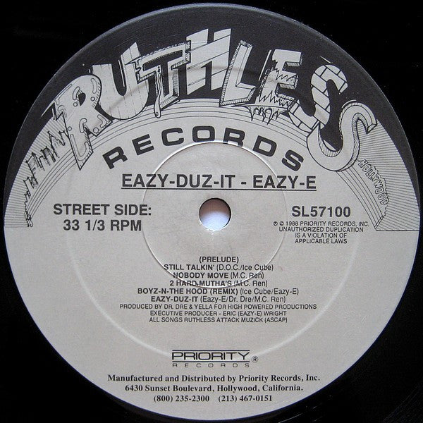 Eazy-E : Eazy-Duz-It (LP, Album)