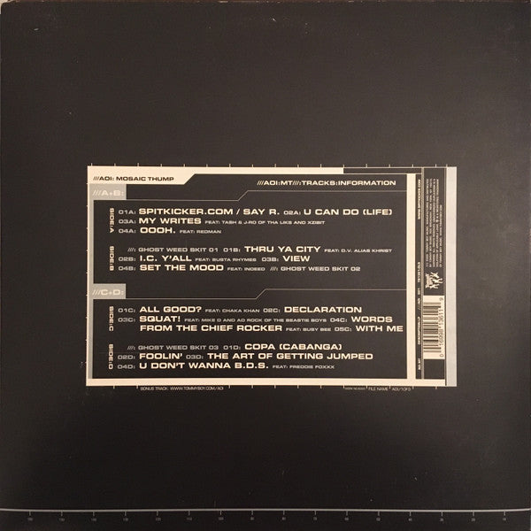 De La Soul : Art Official Intelligence: Mosaic Thump (2xLP, Album, Ltd, Mul)