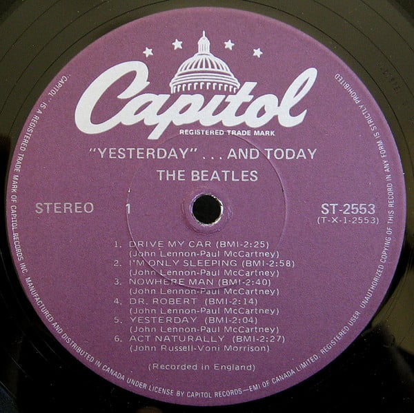 The Beatles : Yesterday And Today (LP, Album, Comp, RE)