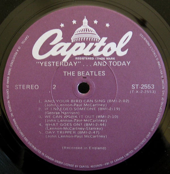 The Beatles : Yesterday And Today (LP, Album, Comp, RE)