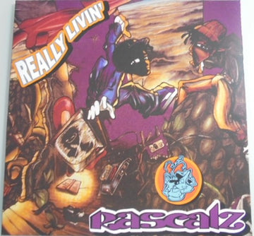 Rascalz : Really Livin' (LP, Album, Ltd, Num, RE, Ora)