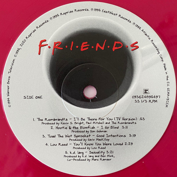 Various : Friends (LP, Pin + LP, S/Sided, Etch, Pin + Comp, Ltd)