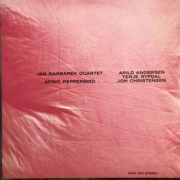 Jan Garbarek Quartet : Afric Pepperbird (LP, Album)