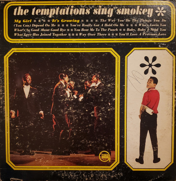 The Temptations : The Temptations Sing Smokey (LP, Album, Mono, Roc)