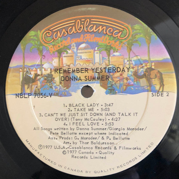 Donna Summer : I Remember Yesterday (LP, Album)