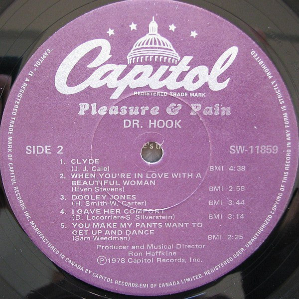 Dr. Hook : Pleasure & Pain (LP, Album)