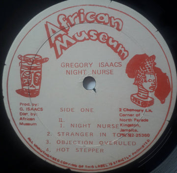 Gregory Isaacs : Night Nurse (LP, Album)