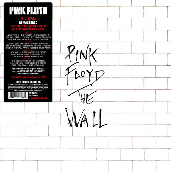 Pink Floyd : The Wall (2xLP, Album, RE, RM, RP, 180)