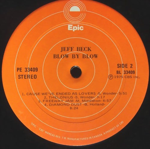 Jeff Beck : Blow By Blow (LP, Album)