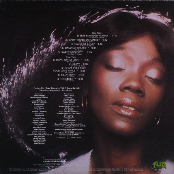 Geraldine Hunt : Sweet Honesty (LP, Album)