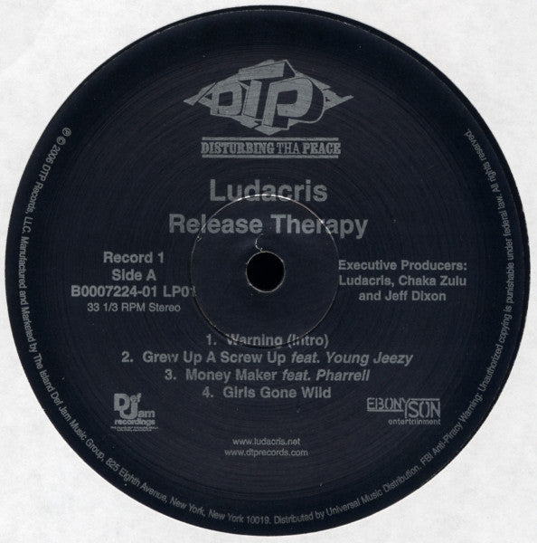 Ludacris : Release Therapy (2xLP, Album)