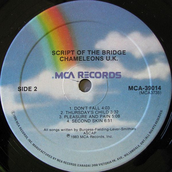 Chameleons U.K.* : Script Of The Bridge (LP, Album)