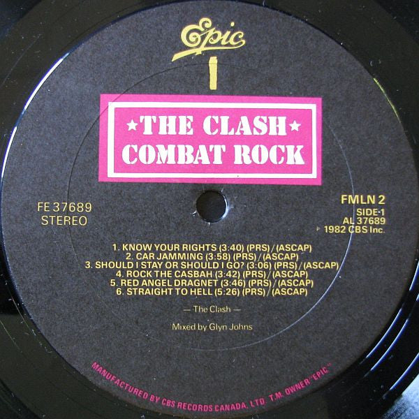 The Clash : Combat Rock (LP, Album)