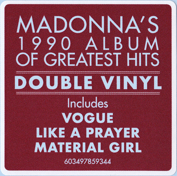 Madonna : The Immaculate Collection (2xLP, Comp, RE, Gat)