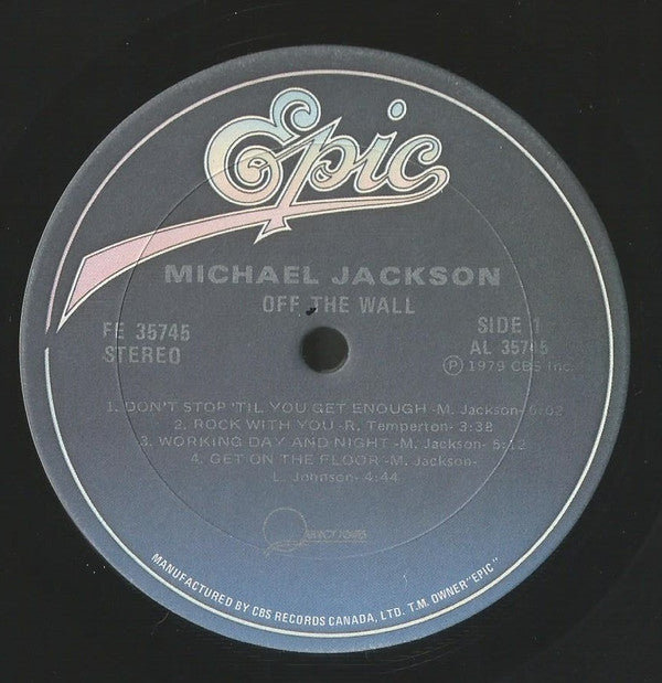 Michael Jackson : Off The Wall (LP, Album, Gat)