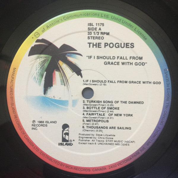 The Pogues : If I Should Fall From Grace With God (LP, Album)