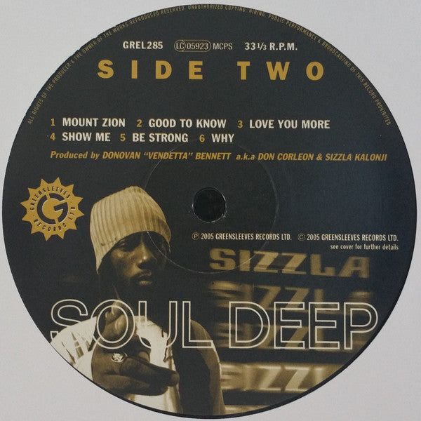 Sizzla : Soul Deep (LP, Album)