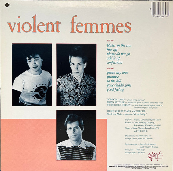 Violent Femmes : Violent Femmes (LP, Album)