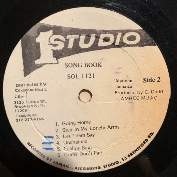 Bob Andy : Bob Andy's Song Book (LP, Album, RP)