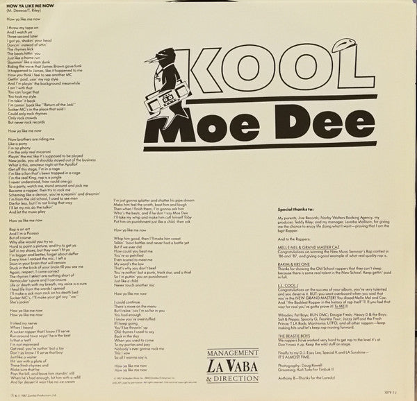 Kool Moe Dee : How Ya Like Me Now (LP, Album)