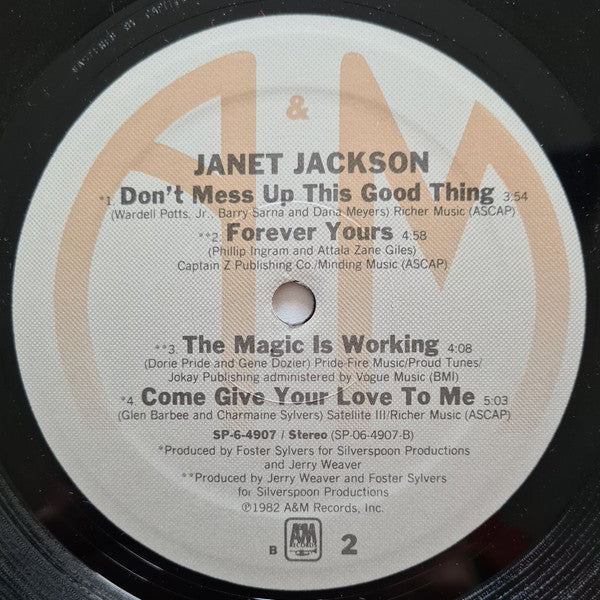 Janet Jackson : Janet Jackson (LP, Album, Ele)