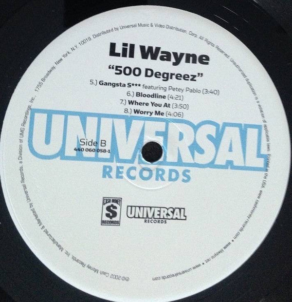 Lil Wayne : 500 Degreez (2xLP, Album)