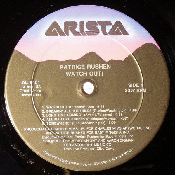 Patrice Rushen : Watch Out! (LP, Album, Car)