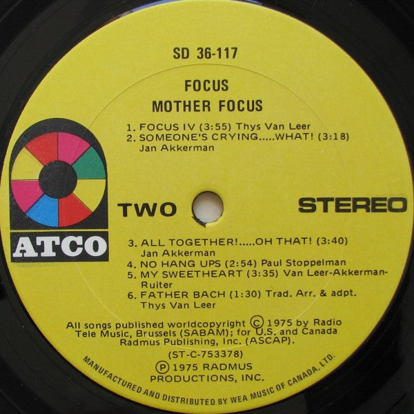 Focus (2) : Mother Focus (LP, Album)