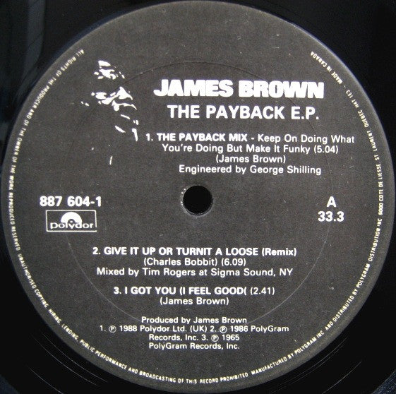 James Brown : The Payback EP (12", EP)