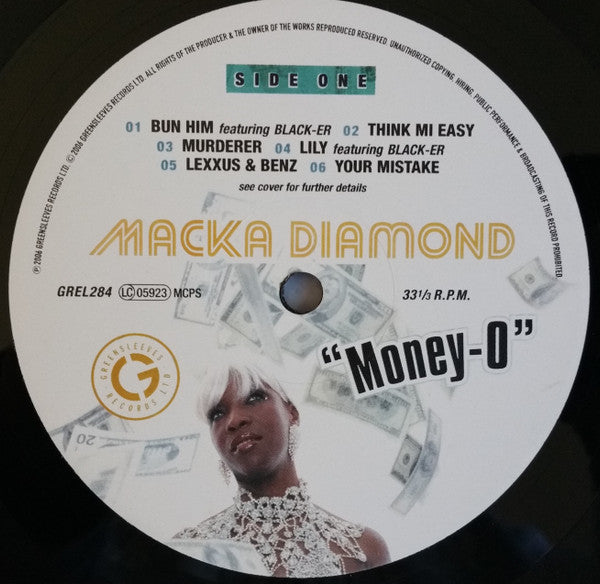 Macka Diamond : Money-O (LP, Album)